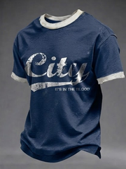 Men's City It's In The Blood Short Sleeves T-shirt