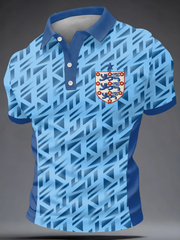 Men's UK Football Lover England Printed polo shirt