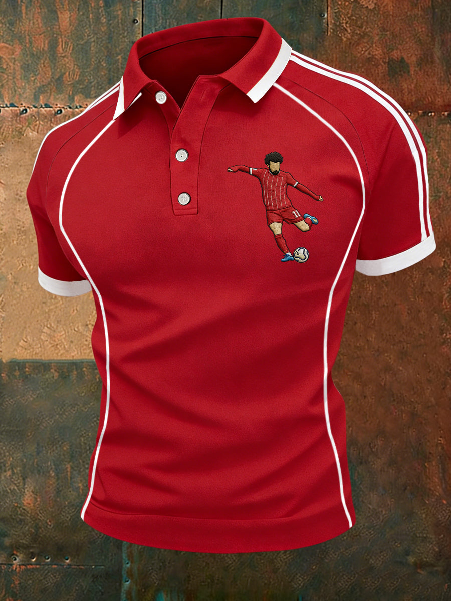 Men's Legend 11 Print Gift For Soccer Fans Casual Polo