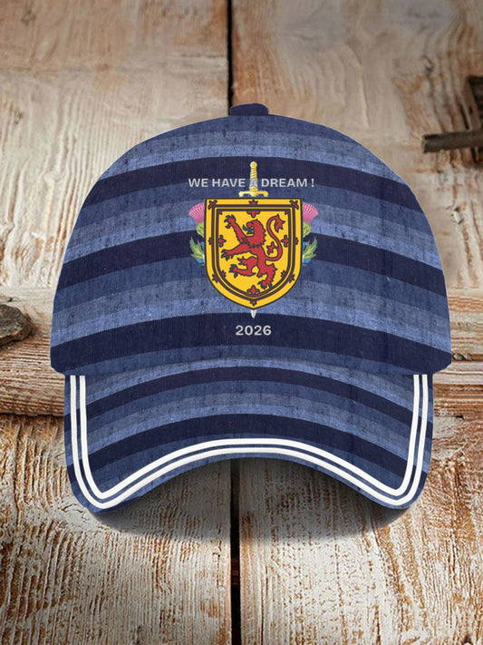 Unisex UK Football Lover Scotland Printed Hat