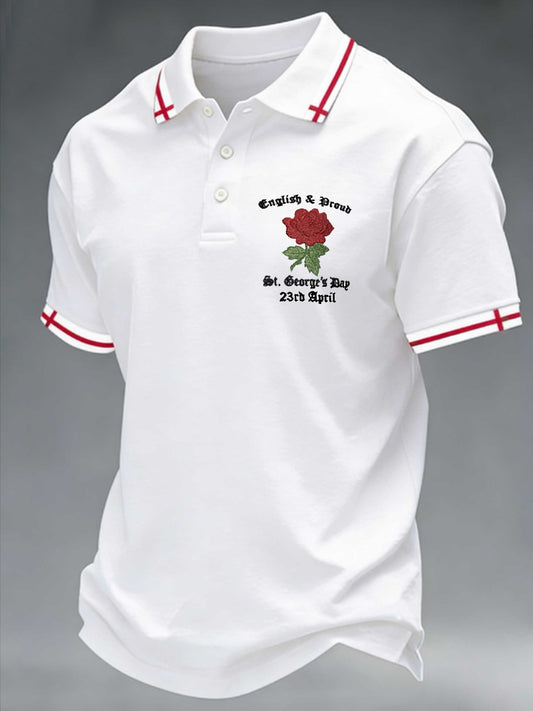 Men's St George's Day polo shirt