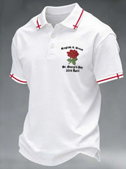 Men's St George's Day polo shirt