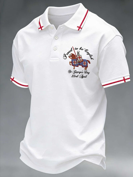 Men's St George's Day polo shirt