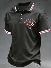 Men's St George's Day polo shirt