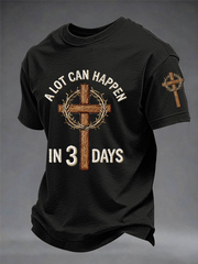 Men's A Lot Can Happen In 3 Days Short-sleeved T-shirt