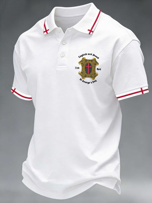 Men's St George's Day polo shirt