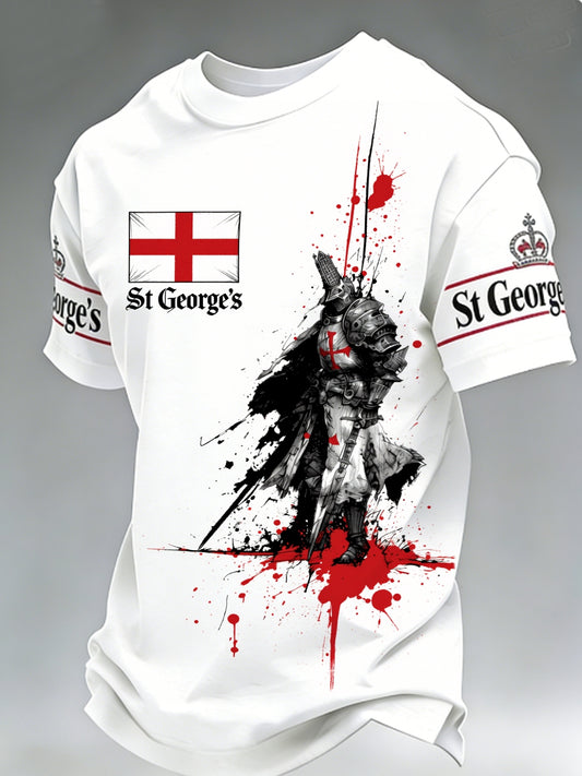 Men's St George's Day Waffle Short Sleeve Tee