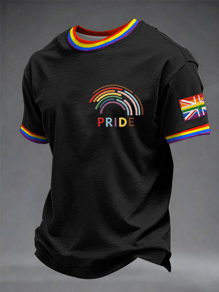 Men's UK Rainbow Month short sleeves t-shirt