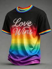 Men's Pride Month Printed Casual T-Shirt