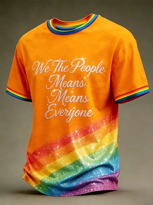 Men's Pride Month Printed Casual T-Shirt
