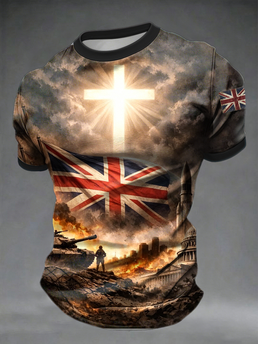 Men's British Soldier Short Sleeves T-shirt
