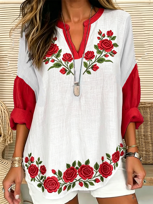 Women's Floral Print T-shirt