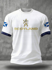 Men's Scotland Football Lover Printed T-shirt