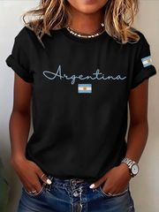 Women's Argentine Short-sleeved T-shirt