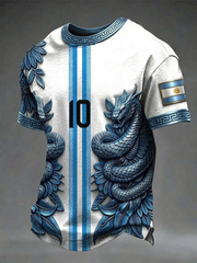 Men's Argentine Football Short Sleeves T-shirt