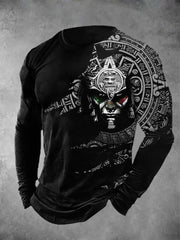 Men's Aztec Long Sleeve T-Shirts
