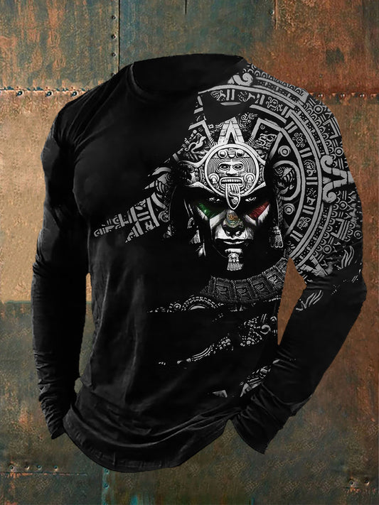 Men's Aztec Long Sleeve T-Shirts