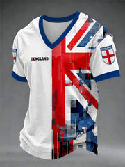 Men's British Casual Printed Unisex T-shirt