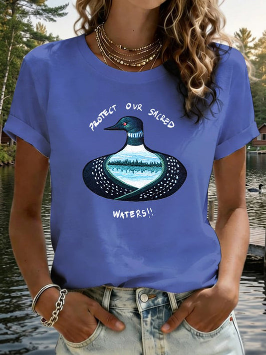 Women's Save The Boundary Waters Print T-shirt