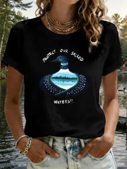 Women's Save The Boundary Waters Print T-shirt