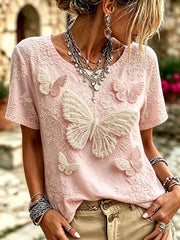 Women's Breast Cancer Awareness Pink Floral Tops