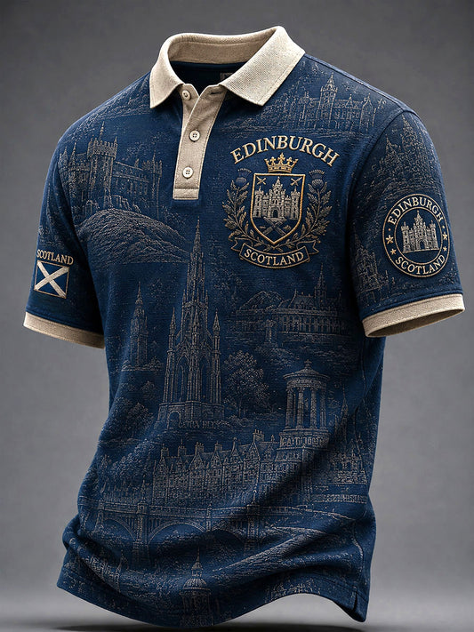 Men's Edinburgh Printed Casual Shirt