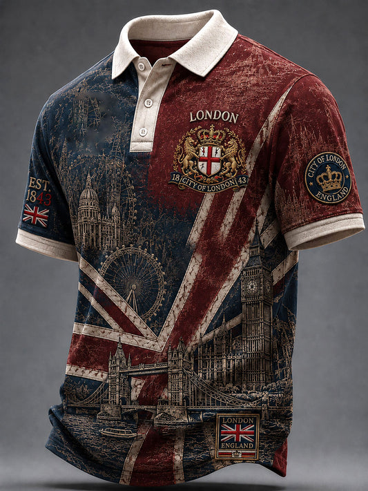 Men's London Printed Casual Shirt