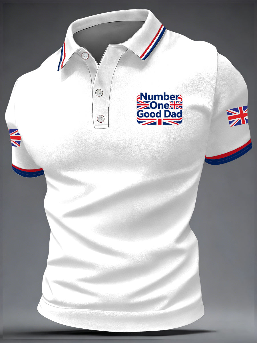 Men's British Father's Day Printed Shirt