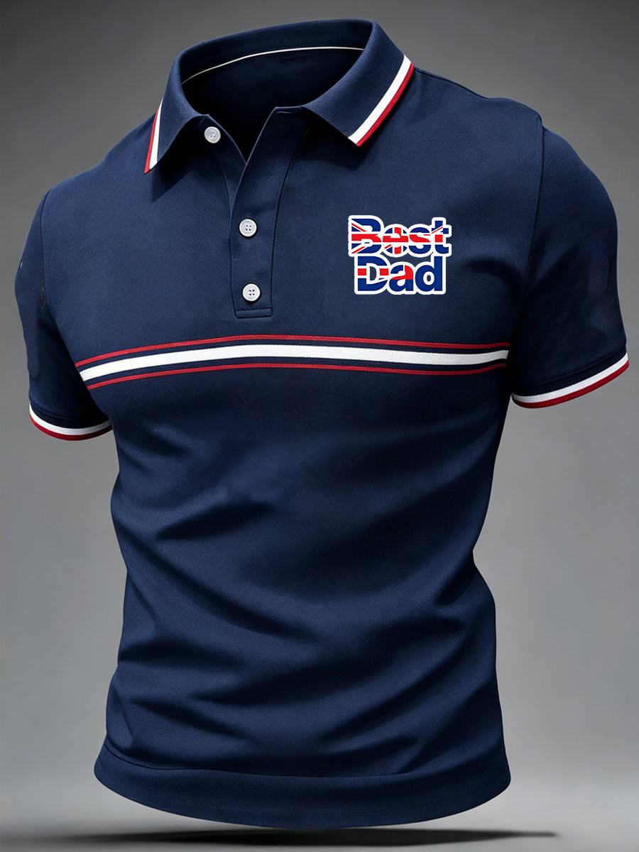 Men's British Father's Day Printed Shirt