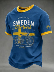 Men's Sweden Bike Week Printed T-shirt