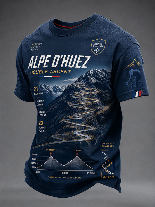 Men's Bicycle Race Short Sleeves T-shirt