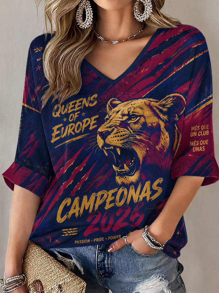 Women's Retro Soccer Champion T-Shirt
