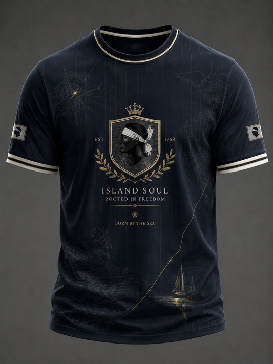 Men's French Corsica Flag Printed T-shirt