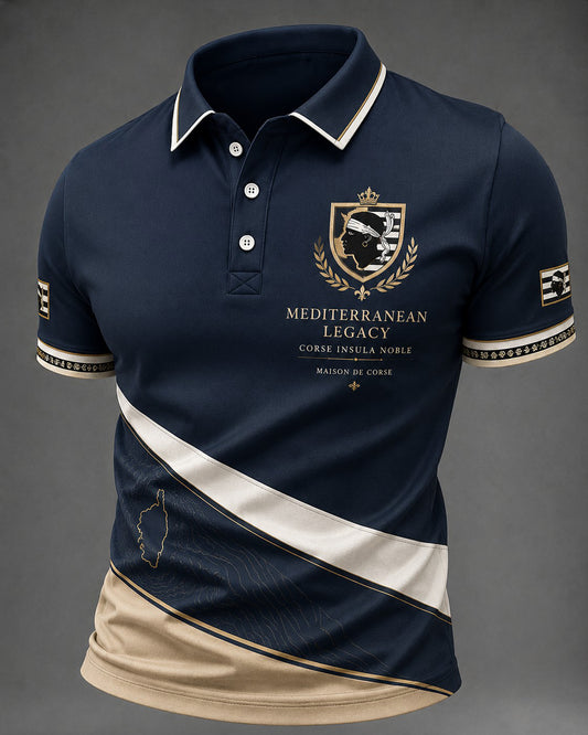 Men's French Corsica Flag Printed Shirt