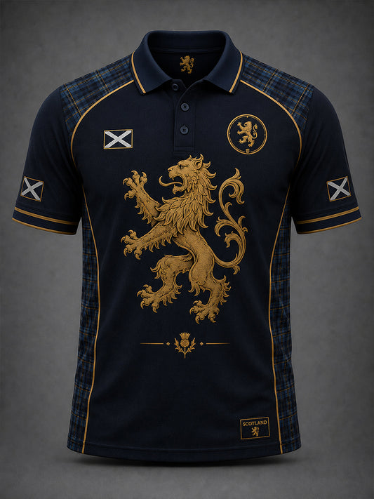 Men's Scotland Art Printed Short Sleeve Top