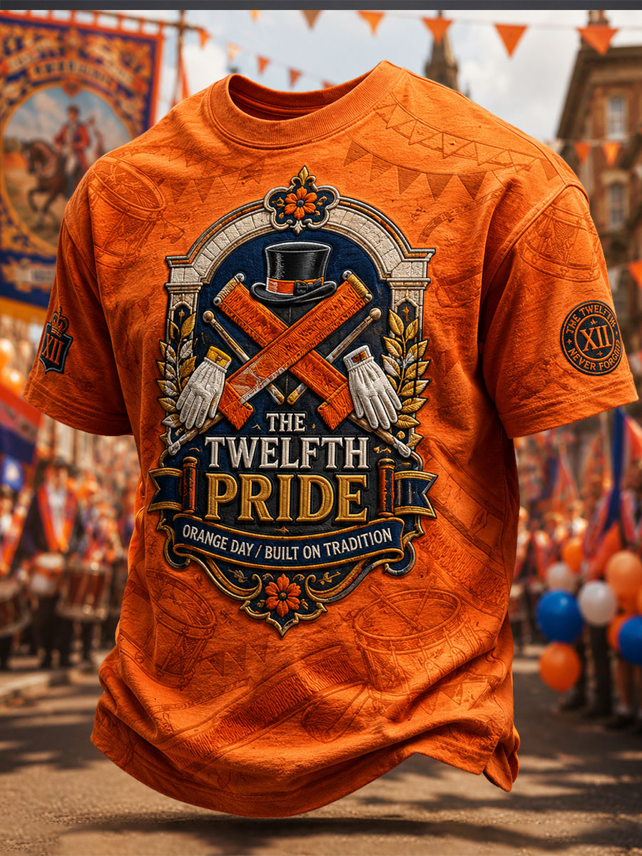 Men's 12th July Orangemen's Day Printed T-shirt