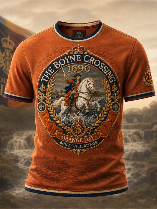 Unisex 12th July Orangmen's Day Art Printed T-shirt