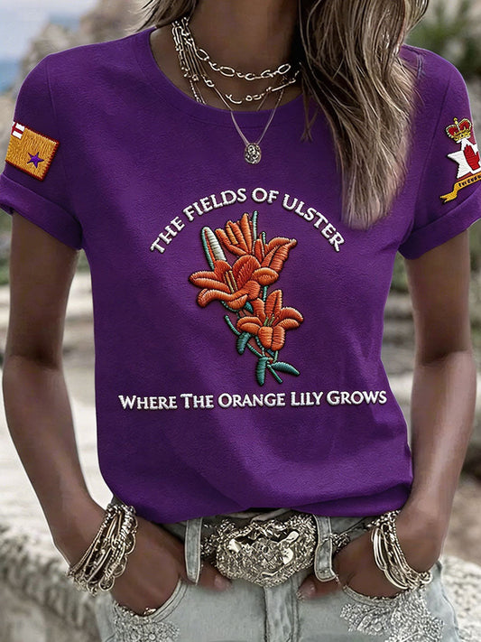 Women's 12th July Orangemen's Day Printed T-shirt