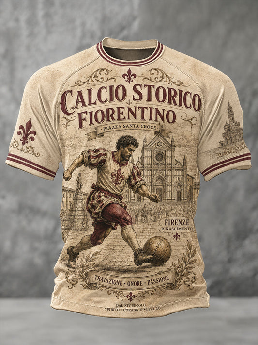 Men's Calcio Storico Fiorentino Short Sleeve T-shirt