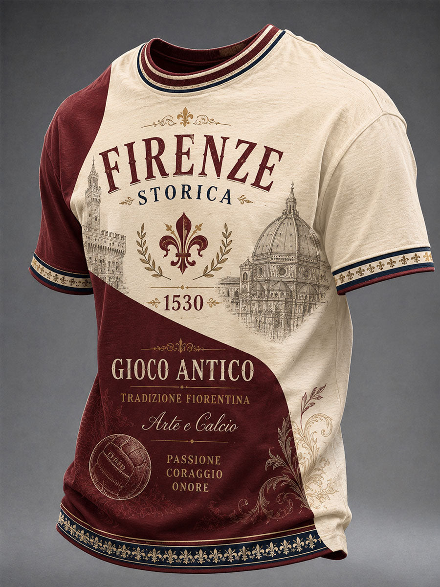 Men's Firenze Calcio Storico Short Sleeves T-shirt