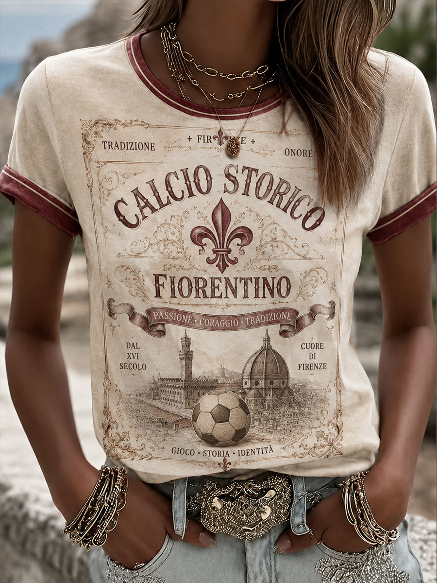 Men's Calcio Storico Fiorentino Short Sleeve T-shirt