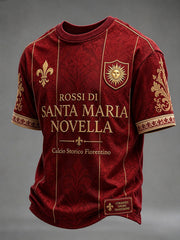 Men's Firenze Calcio Storico Rossi Short Sleeves T-shirt
