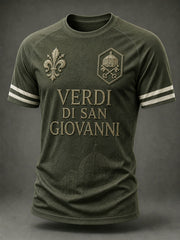 Men's Firenze Calcio Storico Verdi Short Sleeves T-shirt