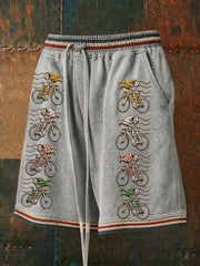 Men's Skeleton Bicycle Shorts