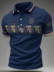 Men's Skeleton Bicycle Shirt