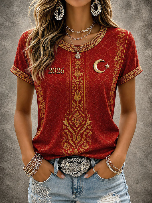 Women's Turkey 2026 Football T-Shirts