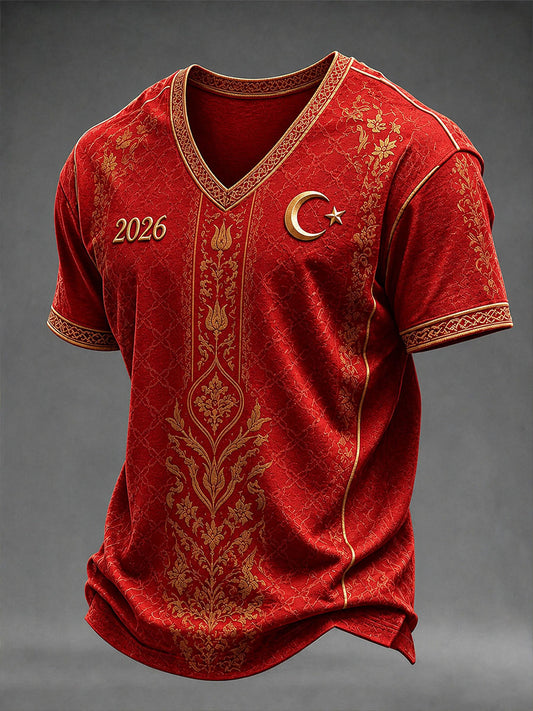 Men's Turkey 2026 Football T-shirt