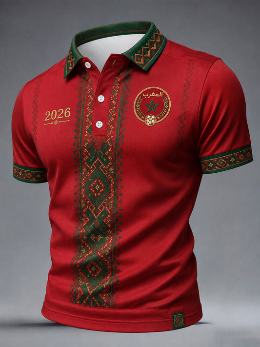 Men's 2026 Morocco Football Tops