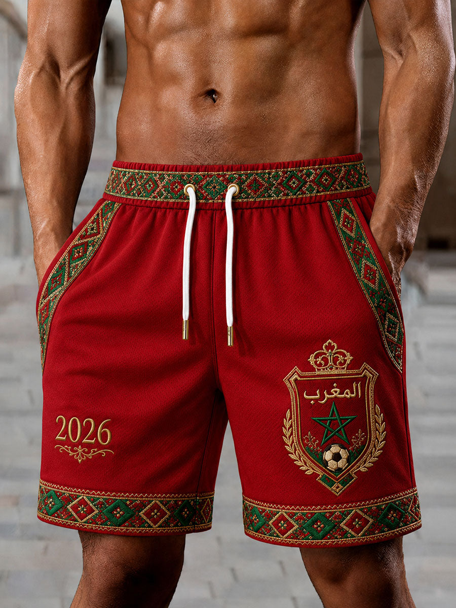 Men's 2026 Morocco Football Shorts