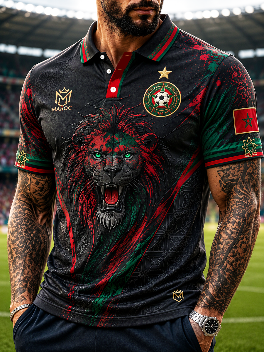 Men's MOROCCO Printed polo shirt